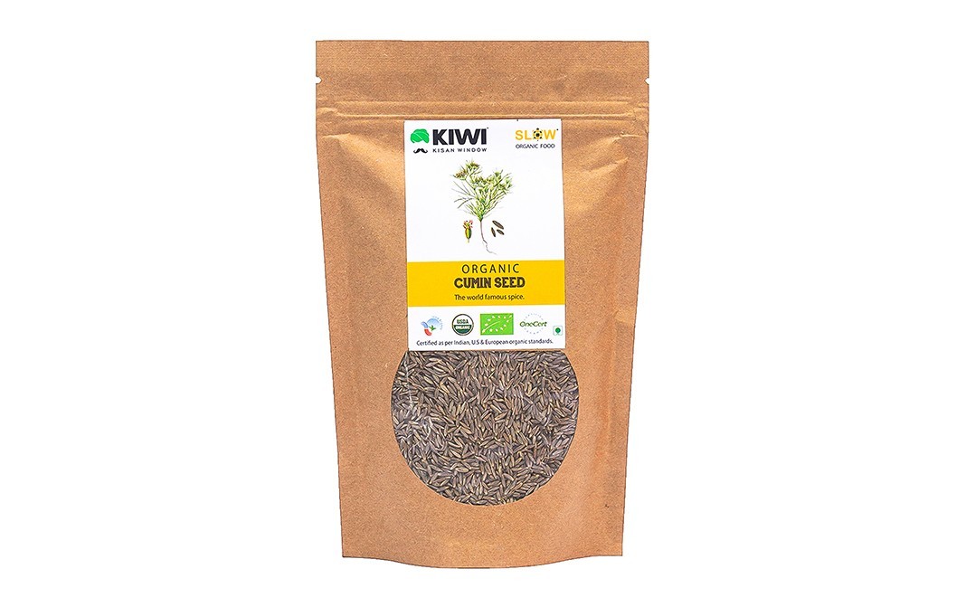 Kiwi Kisan Window Organic Cumin Seed    Pack  200 grams